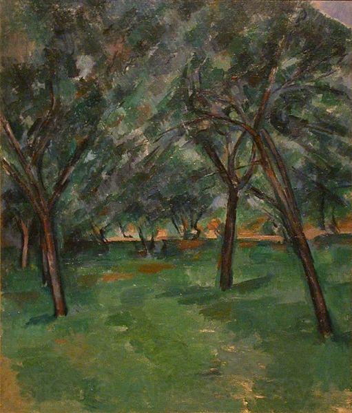Paul Cezanne A Close France oil painting art